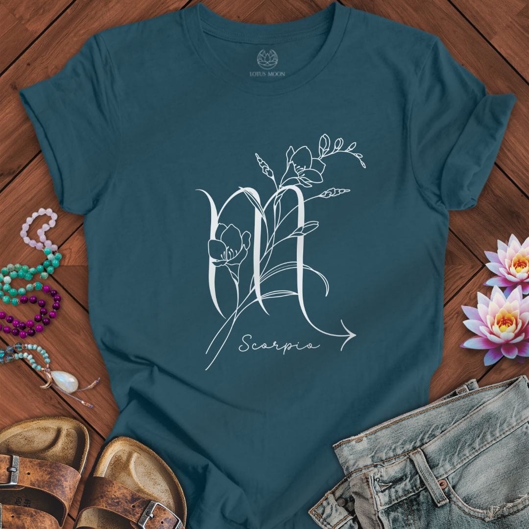 Lotus Moon Co. T-Shirt Boho Scorpio Tee Deep Teal / S