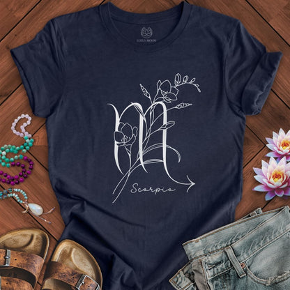 Lotus Moon Co. T-Shirt Boho Scorpio Tee Heather Midnight Navy / S