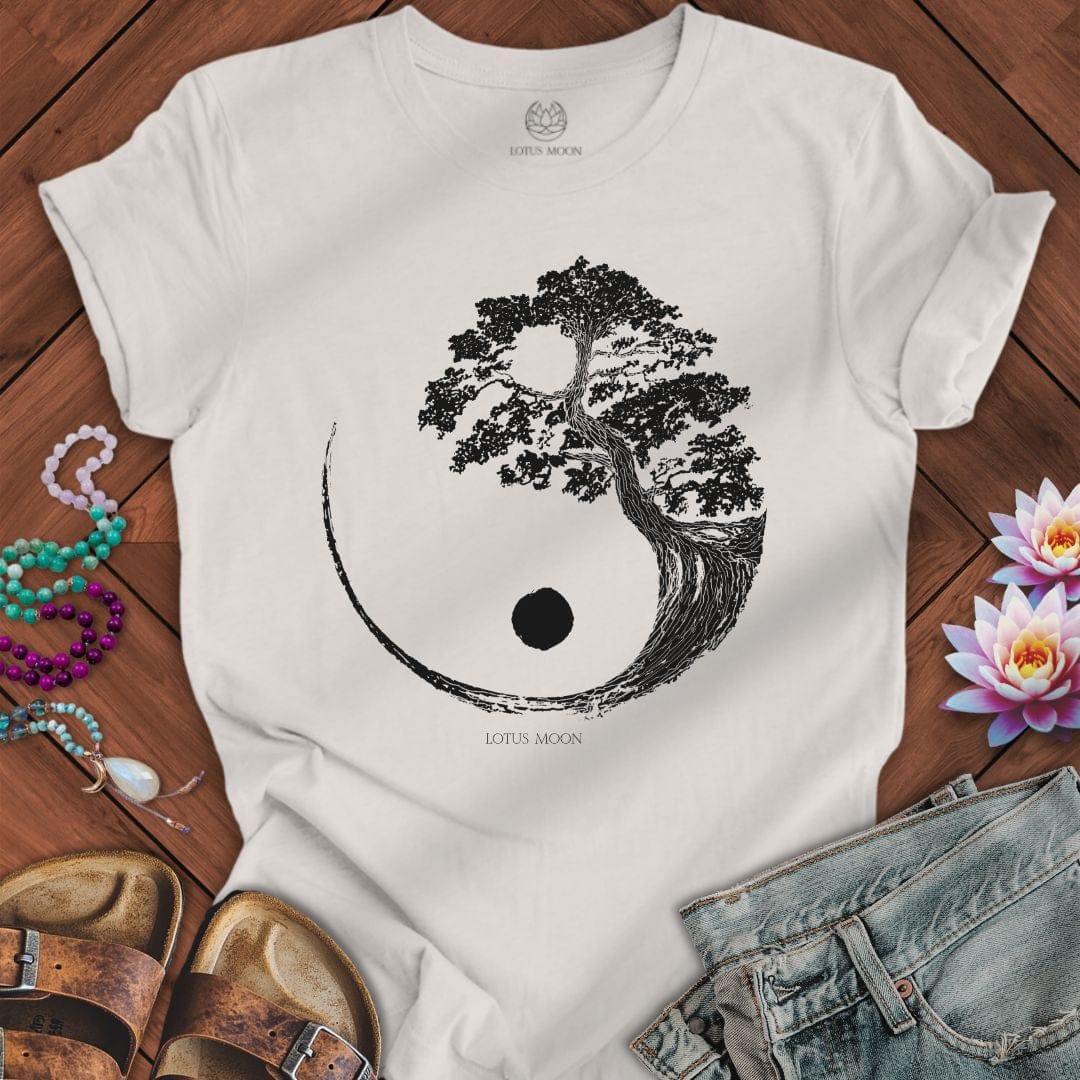 Bonsai Yin Yang Tee Vintage White