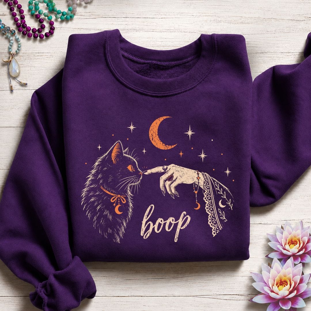Boop Sweatshirt Purple