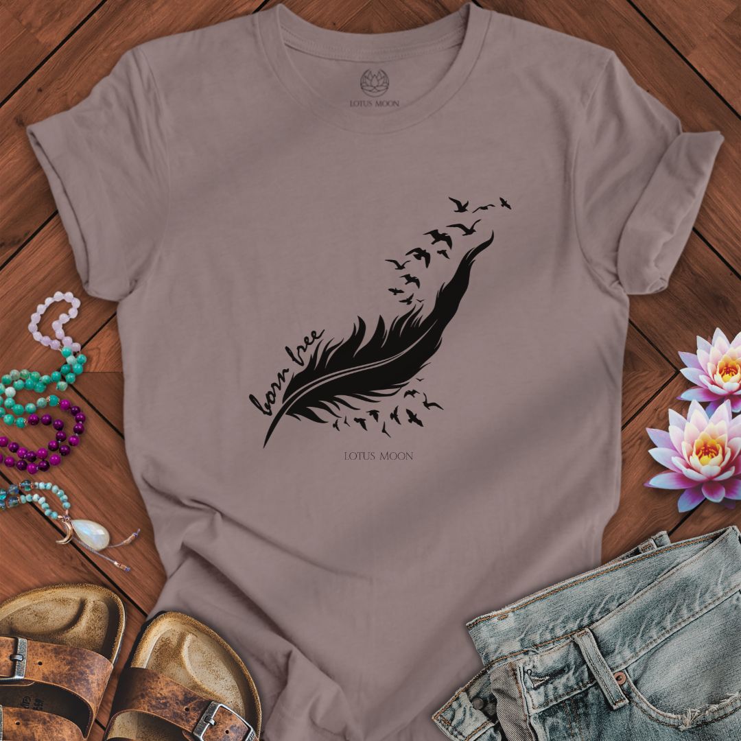 Born Free Tee Pebble Brown