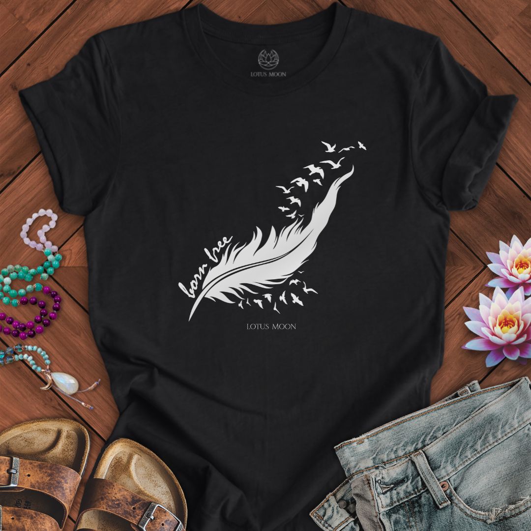 Born Free Tee Solid Black Blend