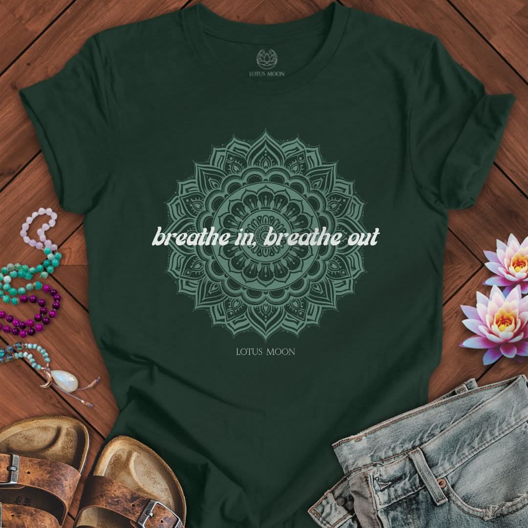 Breathe In Breathe Out Tee Forest