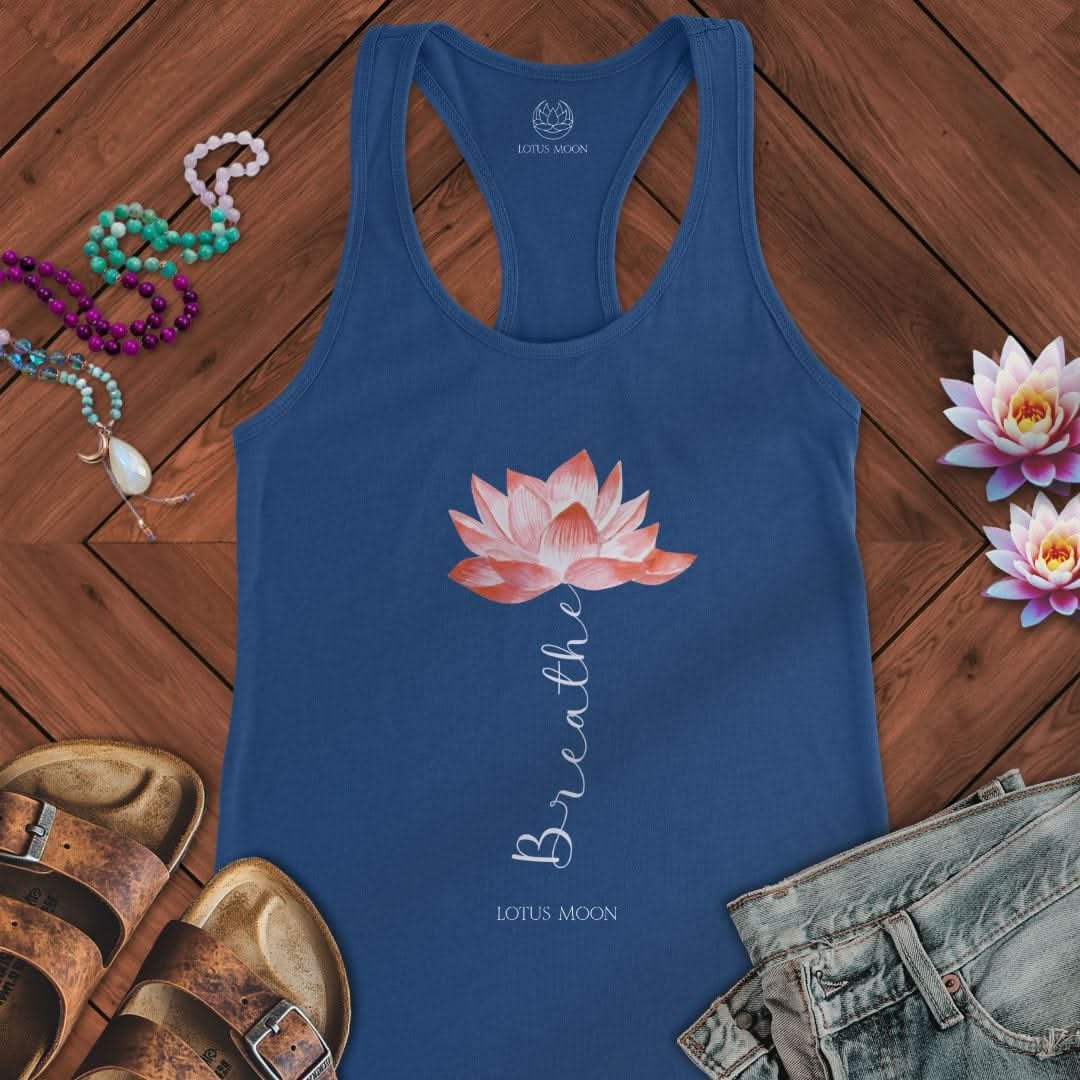 Breathe Lotus Tank Solid Royal