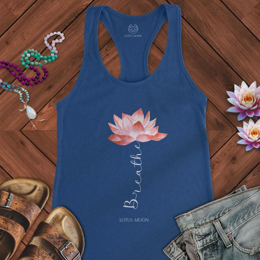 Breathe Lotus Tank Solid Royal