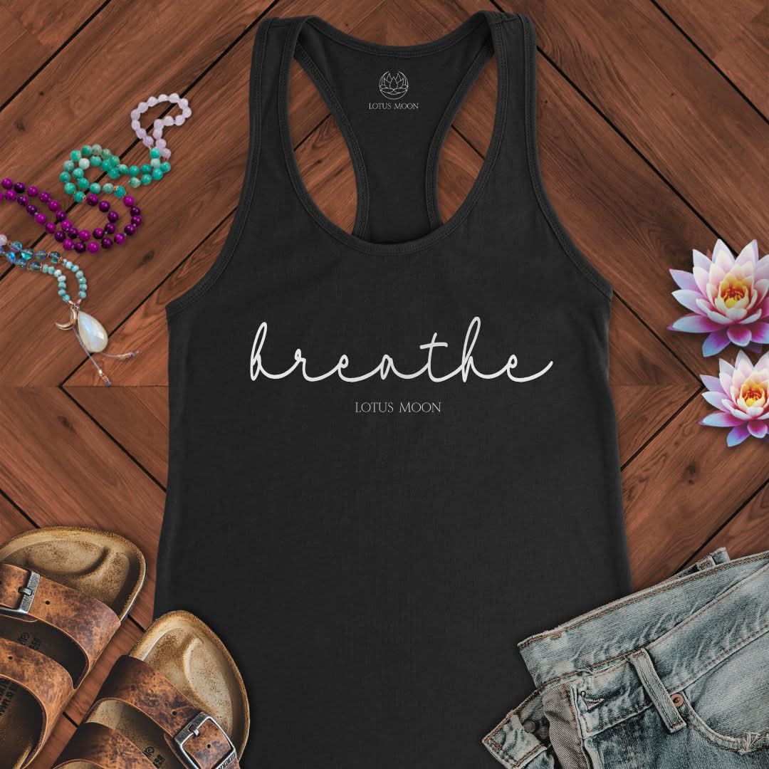 Breathe Tank Solid Black