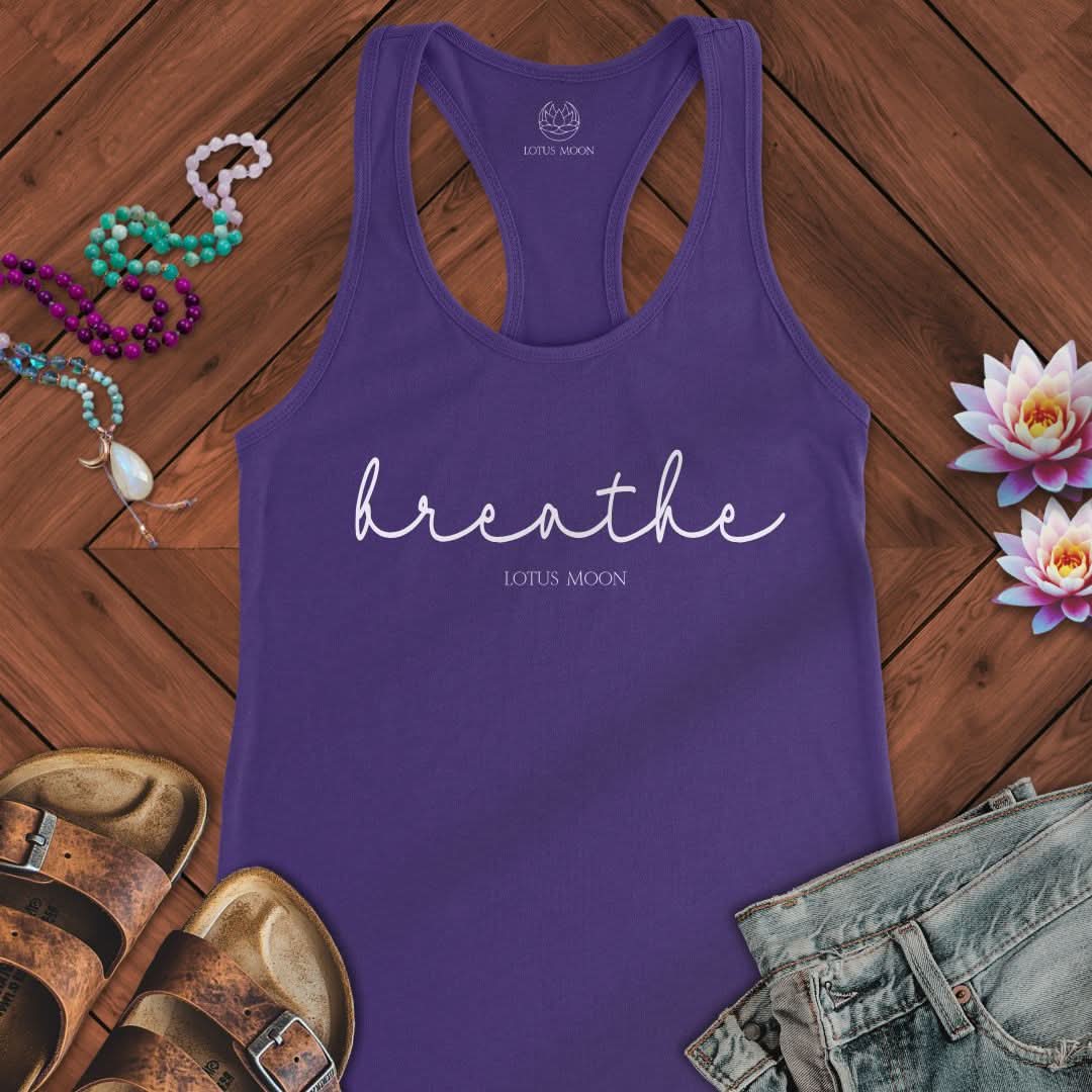 Breathe Tank Solid Purple Rush