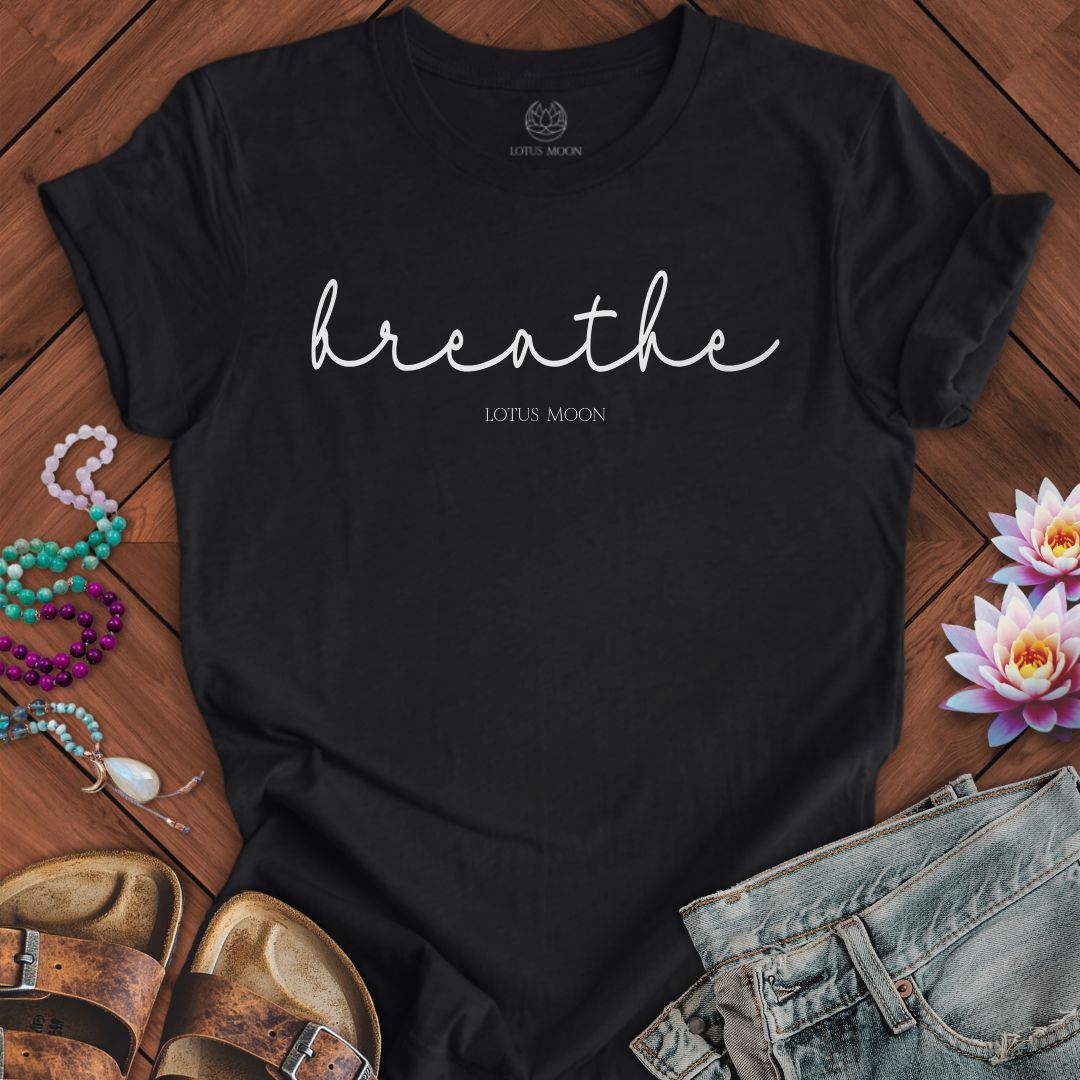 Breathe Tee Solid Black Blend