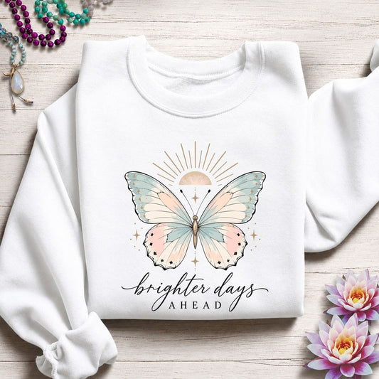 Brighter Days Ahead Sweatshirt White