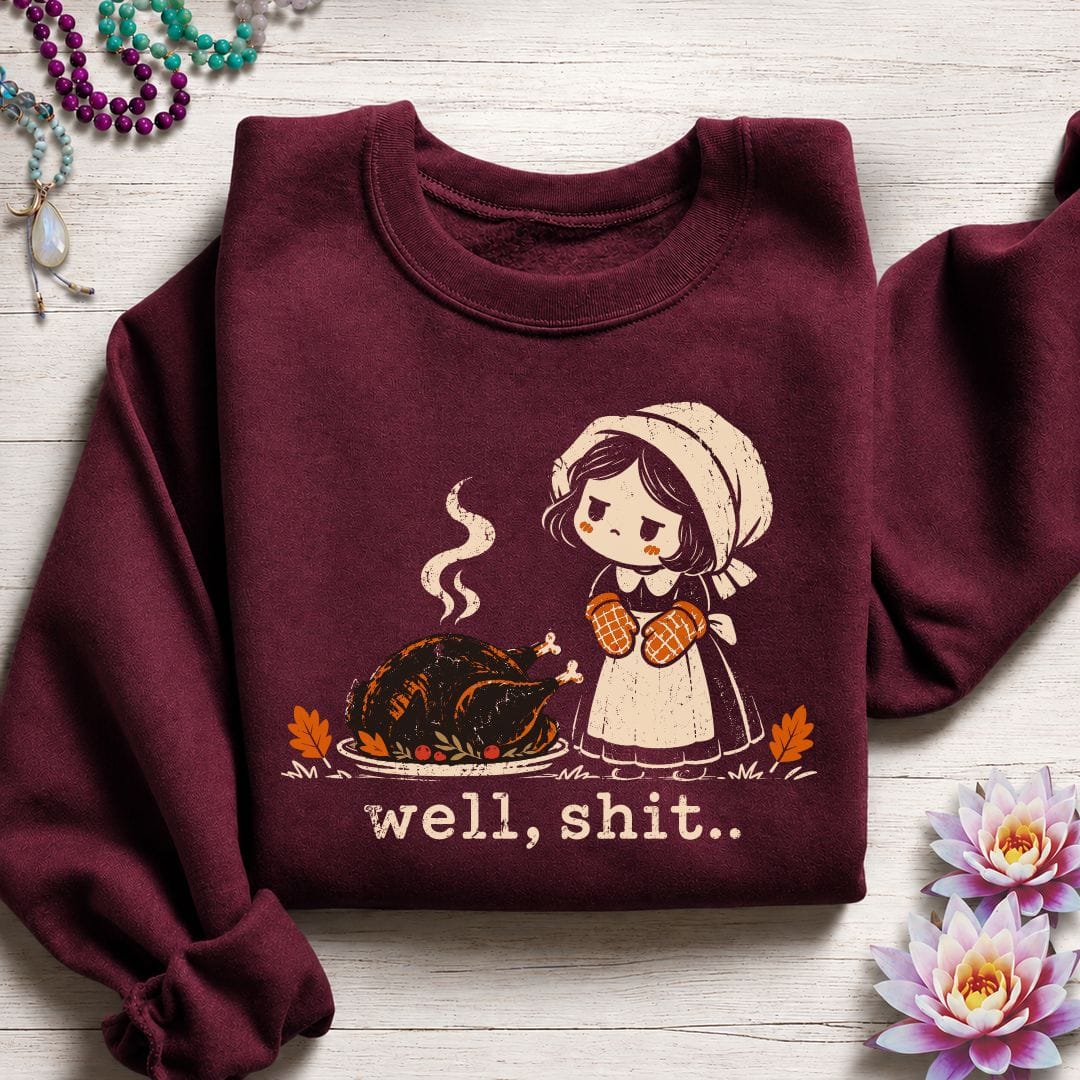 Burnt Turkey Sweatshirt Maroon
