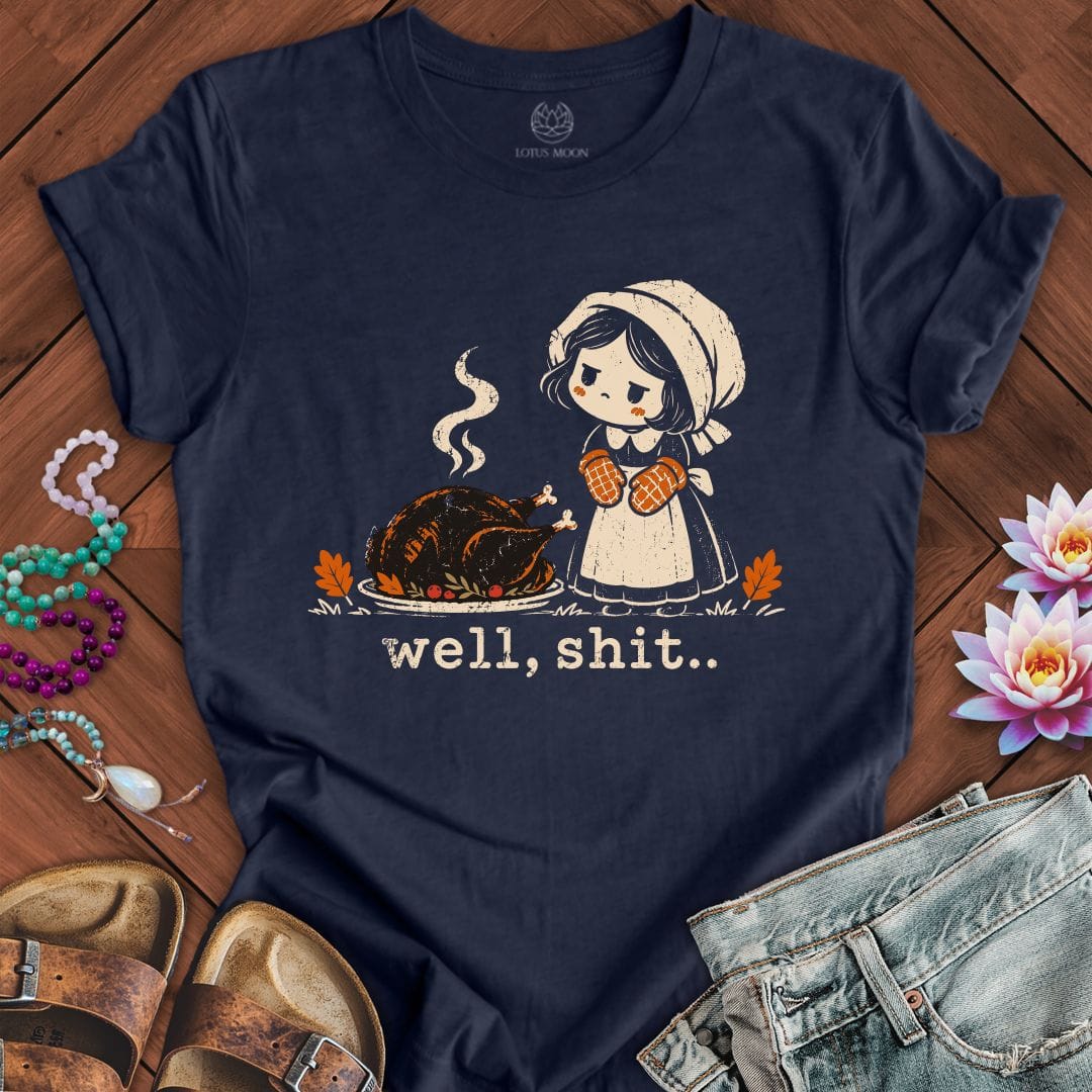 Burnt Turkey Tee Heather Midnight Navy