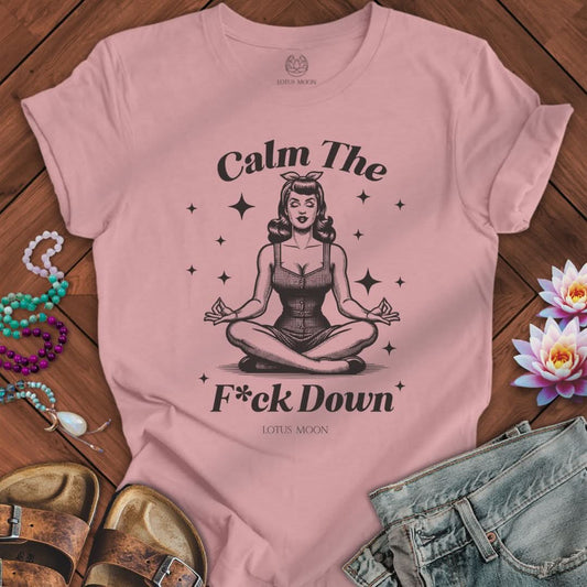 Calm Down Tee Orchid