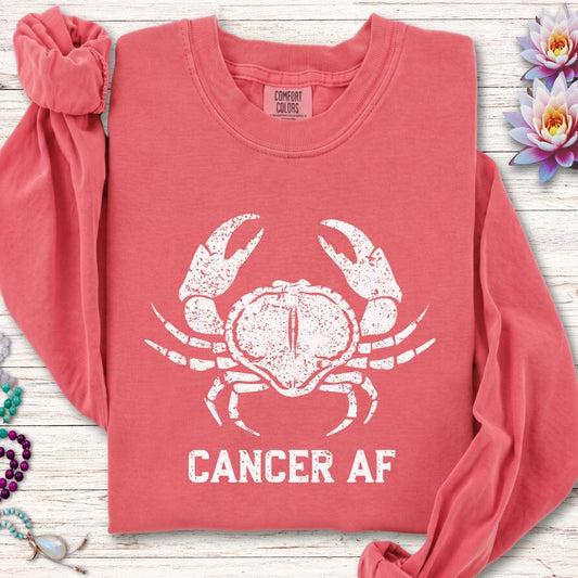Cancer AF Long Sleeve Tee Watermelon
