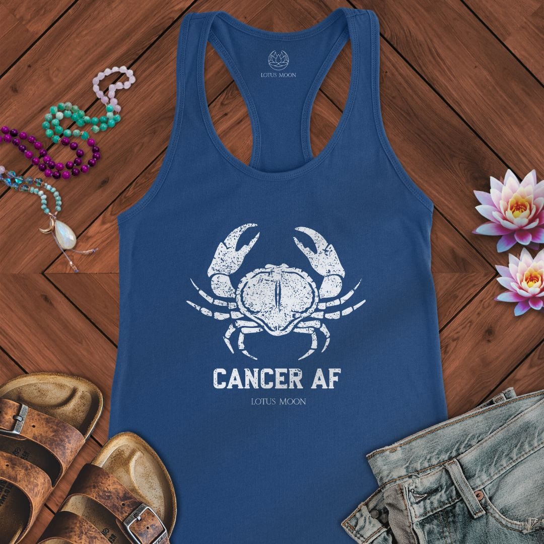 Cancer AF Tank Solid Royal