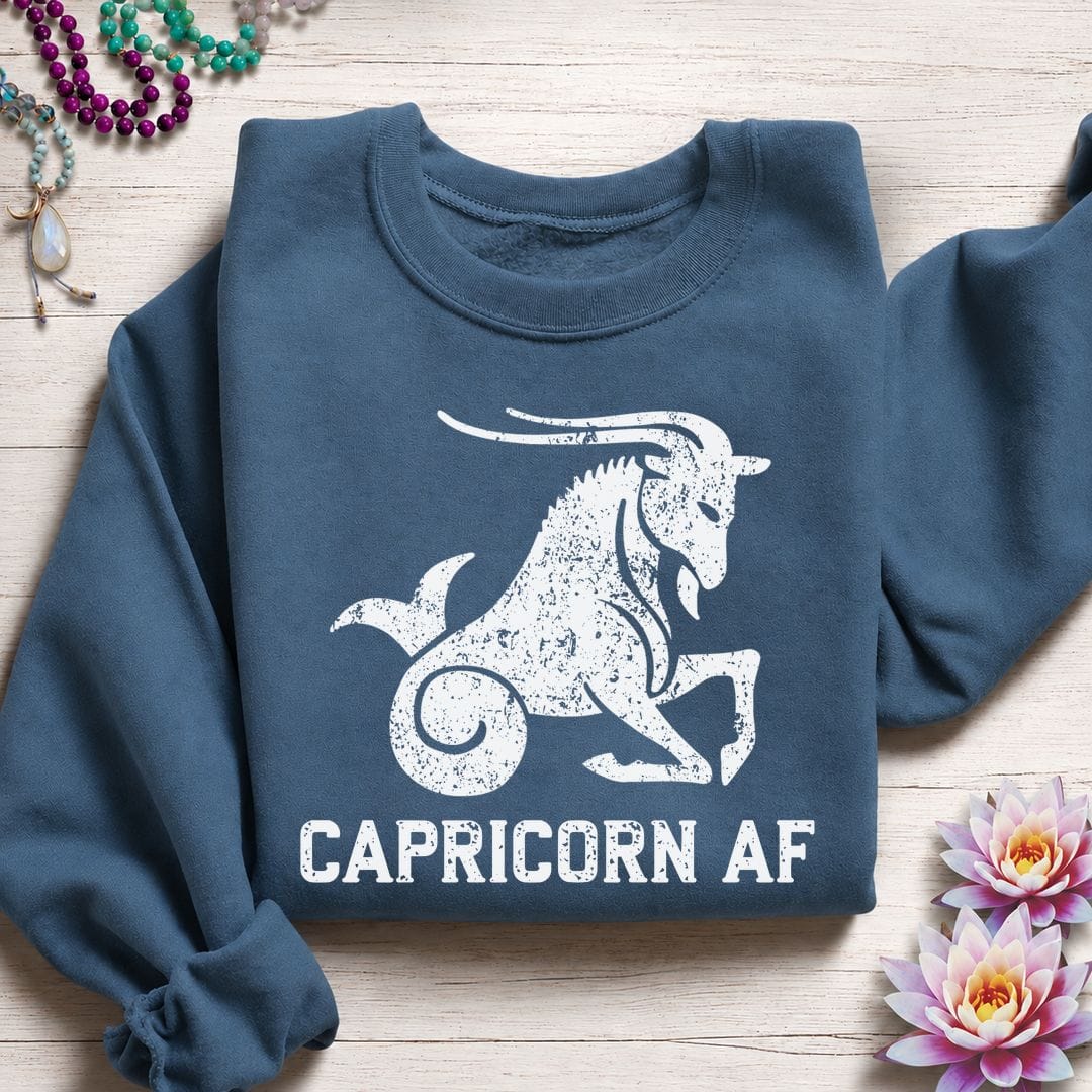 Capricorn AF Sweatshirt Indigo Blue