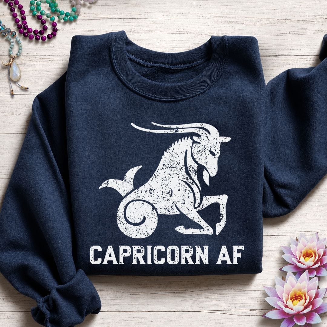Capricorn AF Sweatshirt Navy