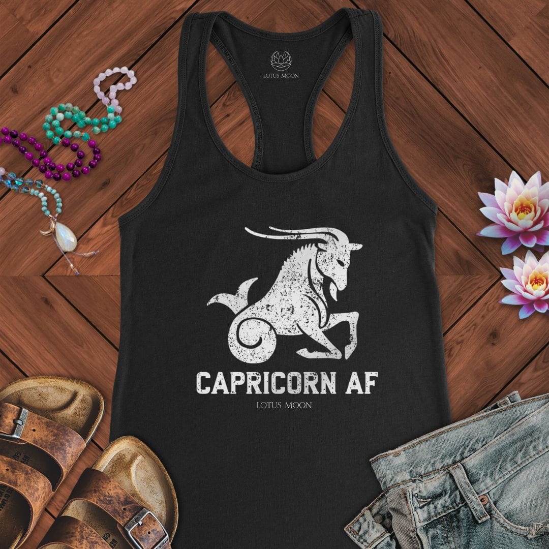 Capricorn AF Tank Solid Black
