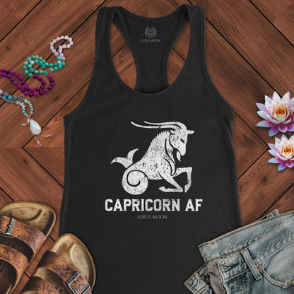 Capricorn AF Tank Solid Black