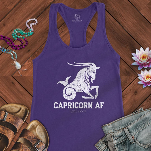 Capricorn AF Tank Solid Purple Rush