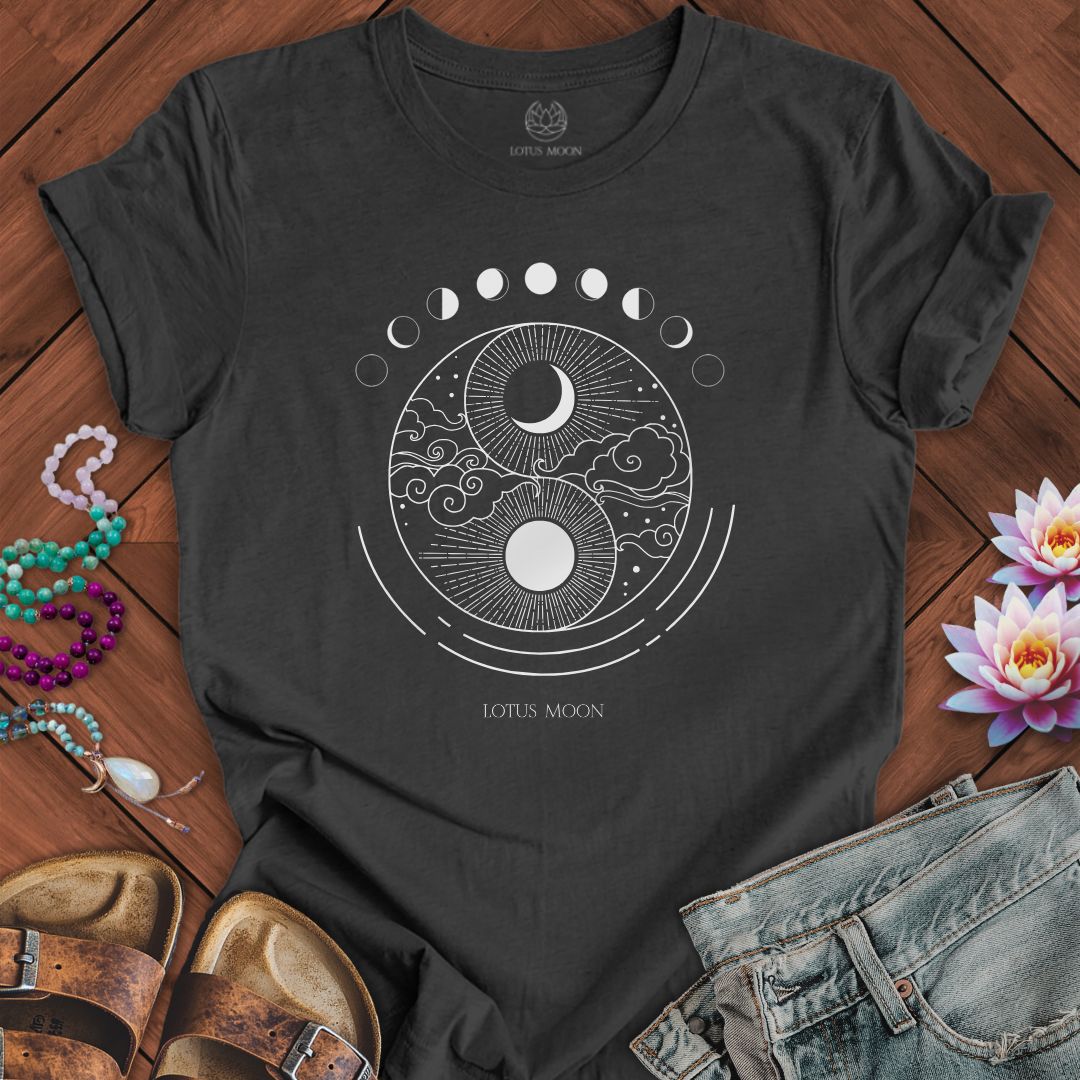 Celestial Balance Tee Dark Grey Heather
