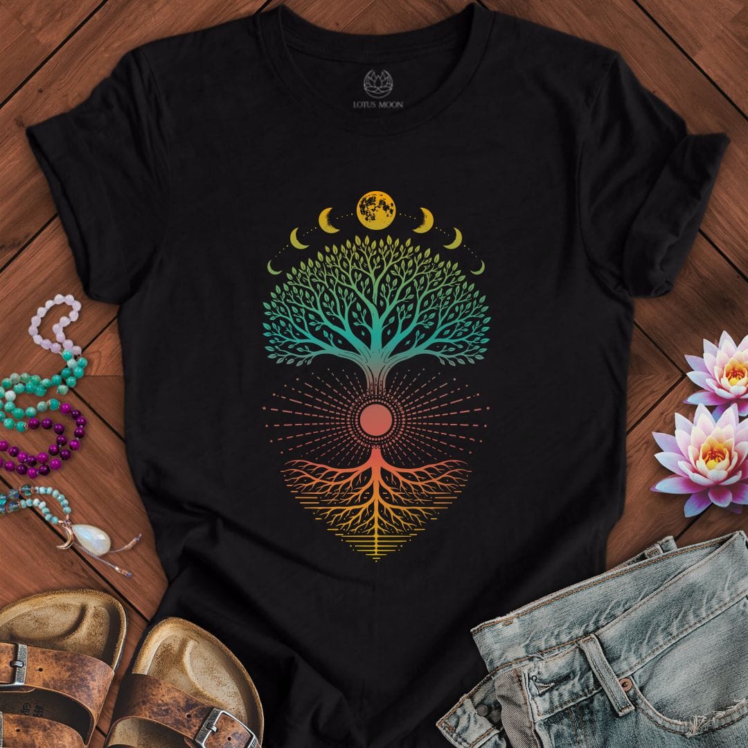 Celestial Tree Of Life Tee Black