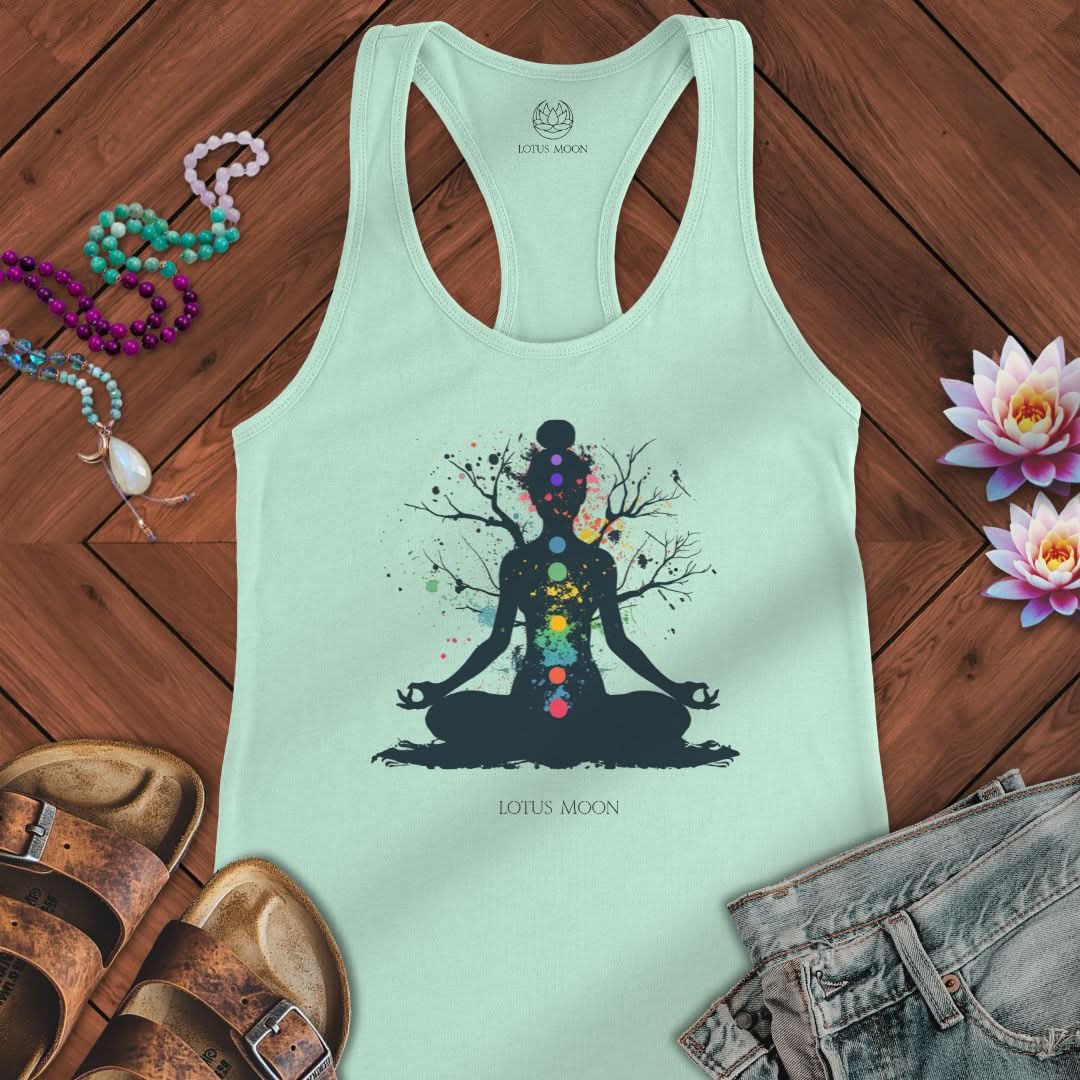 Chakra Tree Tank Solid Mint