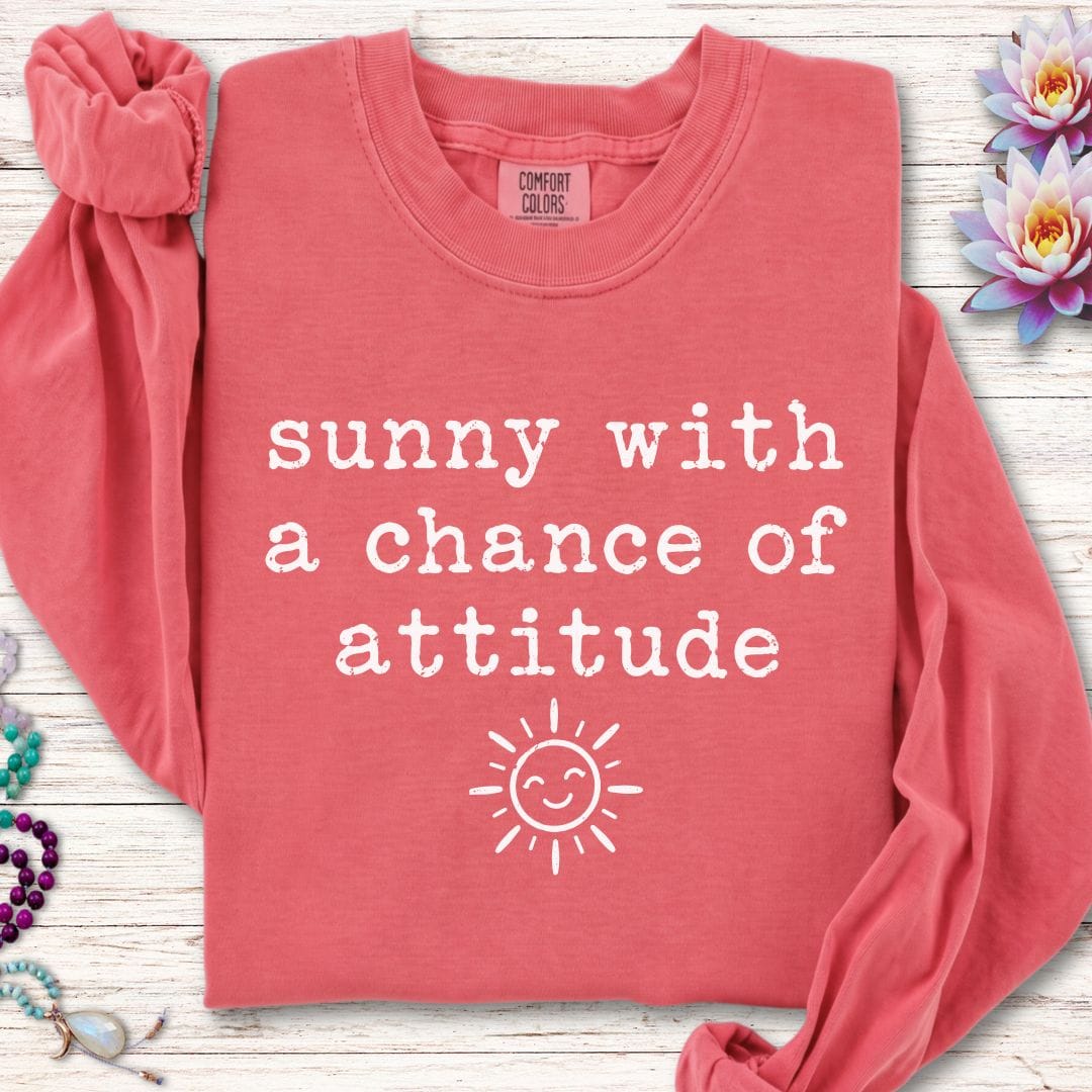 Chance Of Attitude Long Sleeve Tee Watermelon