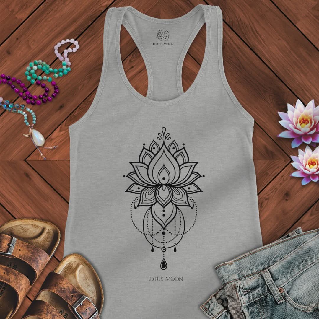 Chandelier Lotus Tank Heather Grey