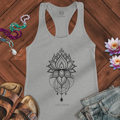 Chandelier Lotus Tank Heather Grey