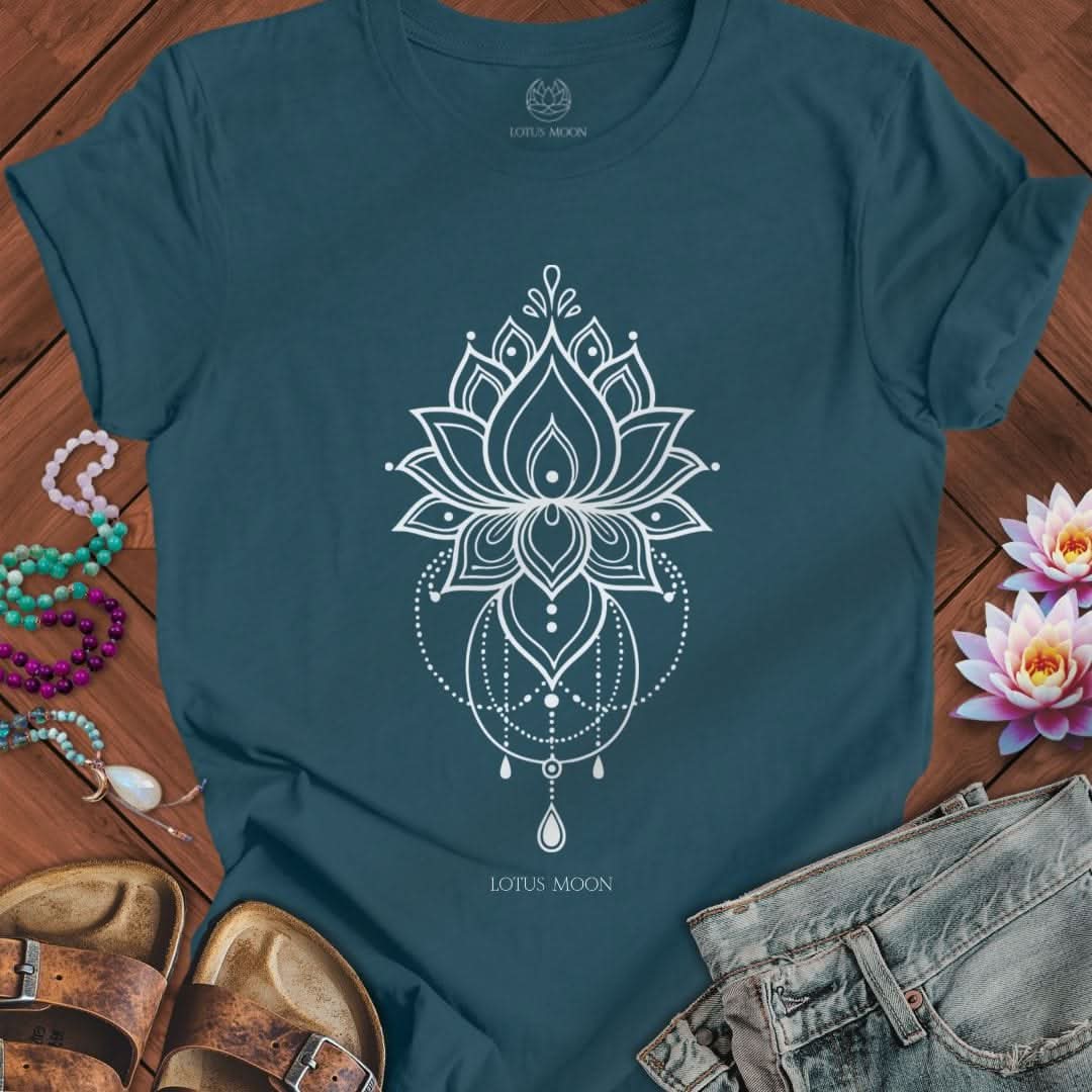 Chandelier Lotus Tee Deep Teal