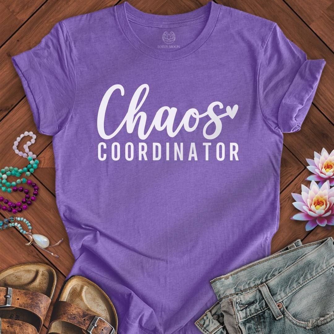 Chaos Coordinator Tee Heather Team Purple