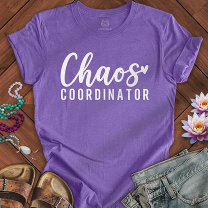 Chaos Coordinator Tee Heather Team Purple