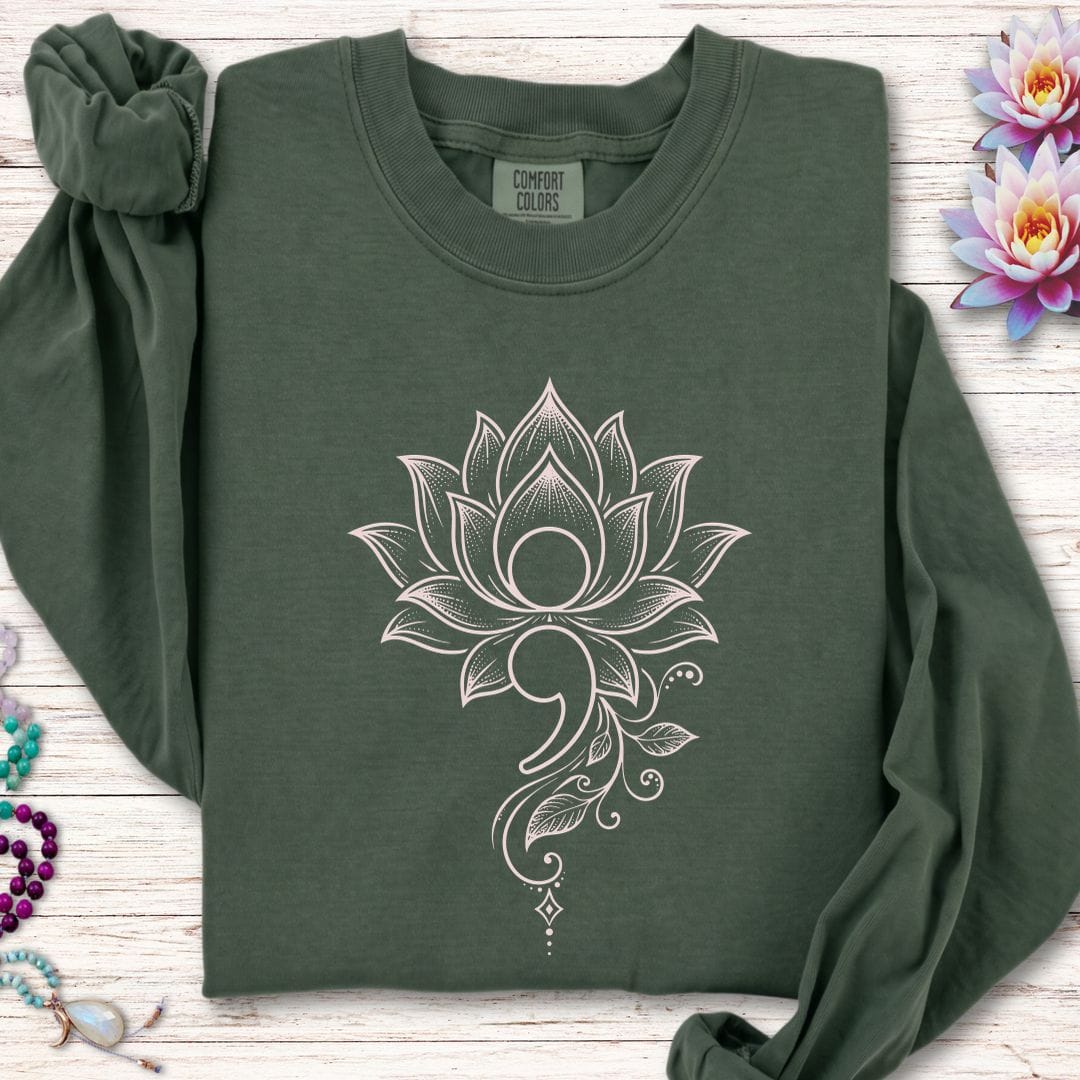 Printify Long-sleeve Choose To Bloom Long Sleeve Tee Hemp / S