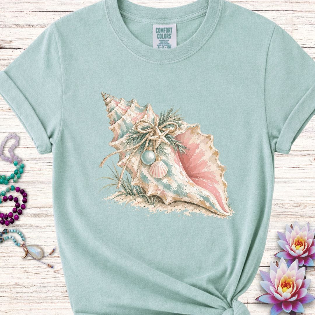 Printify T-Shirt Christmas Conch Premium Tee Bay / S