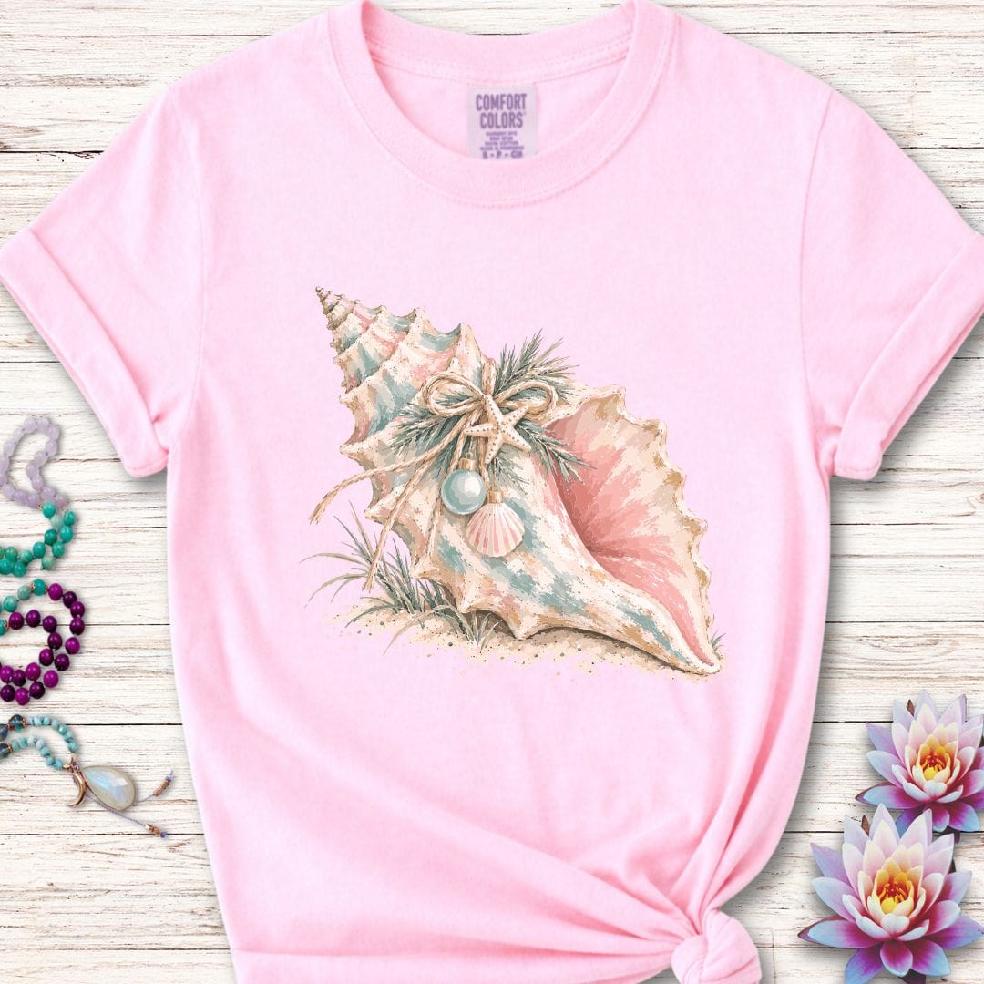 Printify T-Shirt Christmas Conch Premium Tee Blossom / S