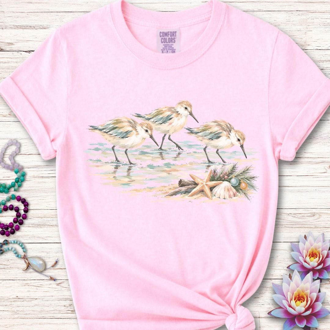 Christmas Sandpipers Premium Tee Blossom