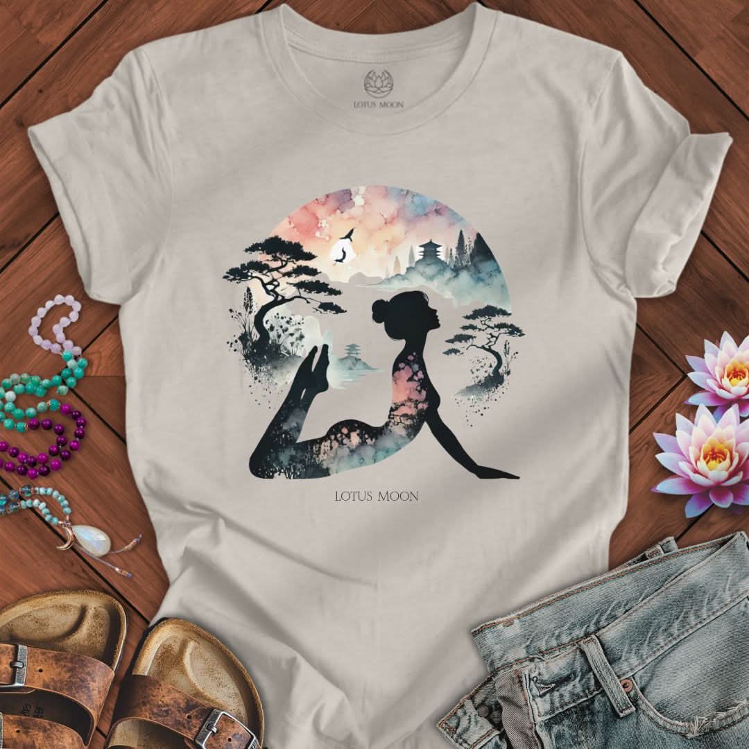 Cobra Yoga Tee Heather Dust