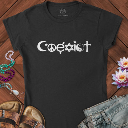 Coexist Fitted Tee Black