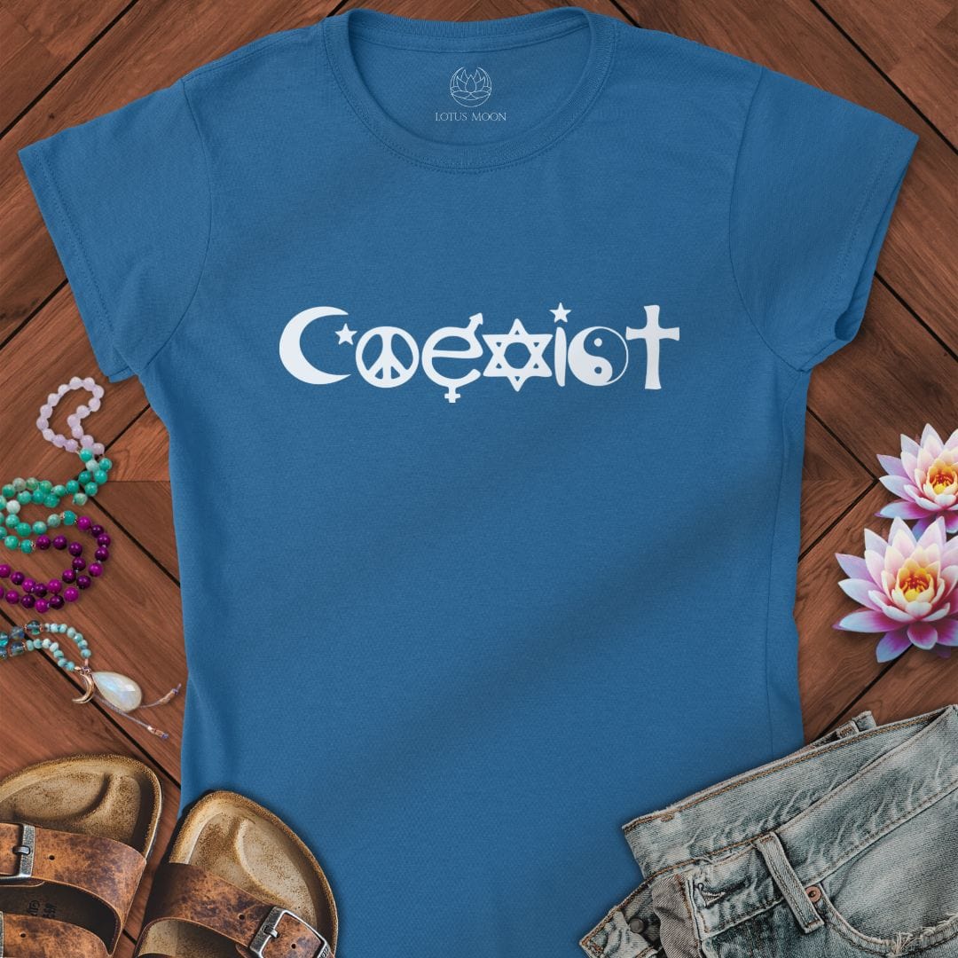 Coexist Fitted Tee Royal