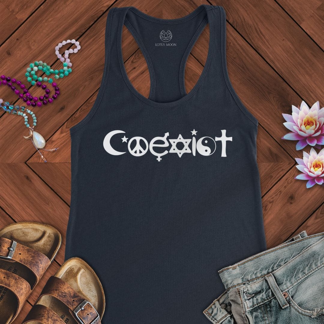 Coexist Tank Solid Midnight Navy