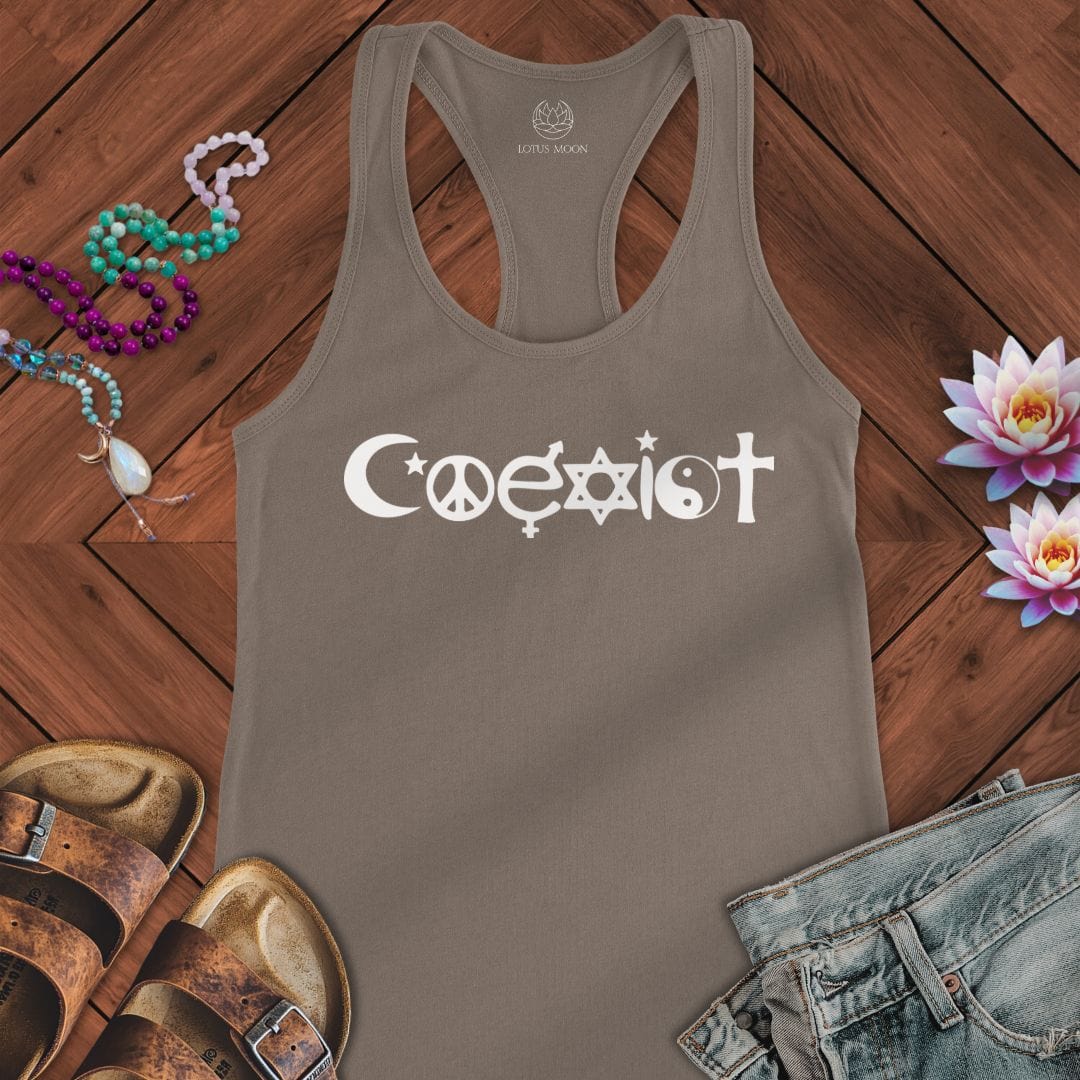 Coexist Tank Solid Warm Gray