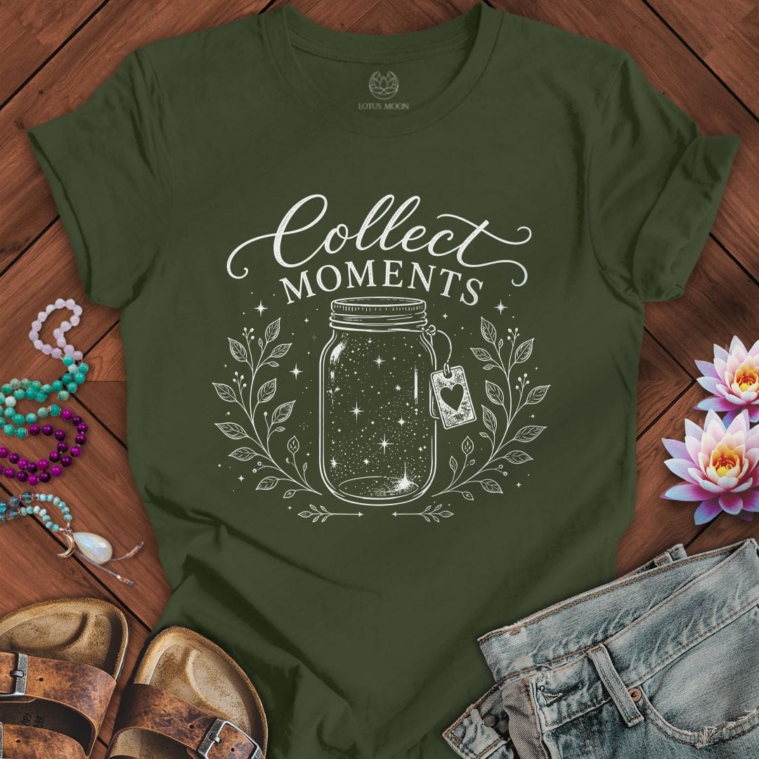Printify T-Shirt Collect Moments Tee Military Green / S