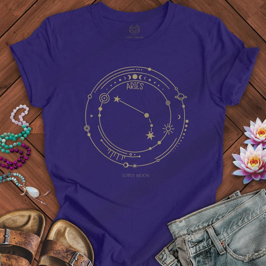 Lotus Moon Co. T-Shirt Constellation Aries Tee Team Navy / S