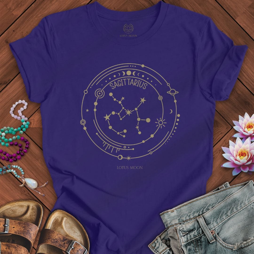 Lotus Moon Co. T-Shirt Constellation Sagittarius Tee Team Navy / S