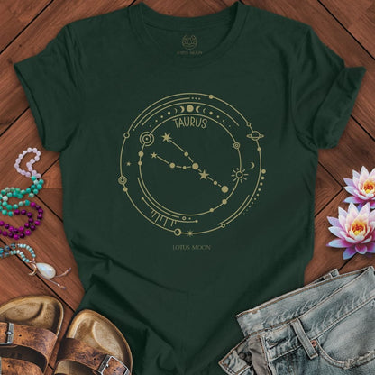 Lotus Moon Co. T-Shirt Constellation Taurus Tee Forest / S