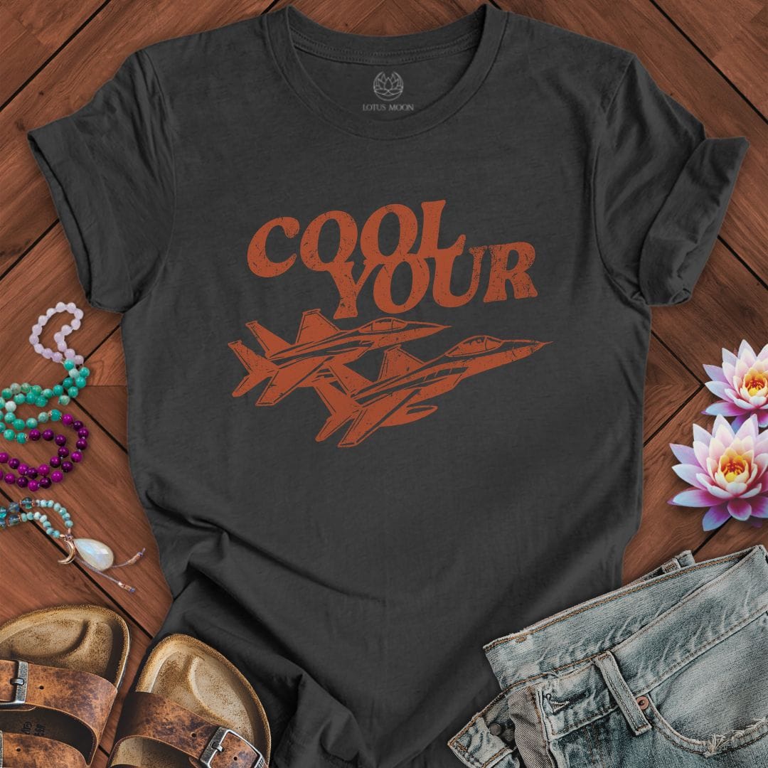 Cool Your Jets Tee Dark Grey Heather