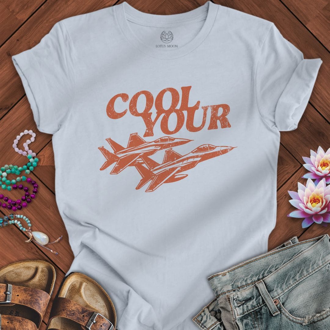 Cool Your Jets Tee Light Blue