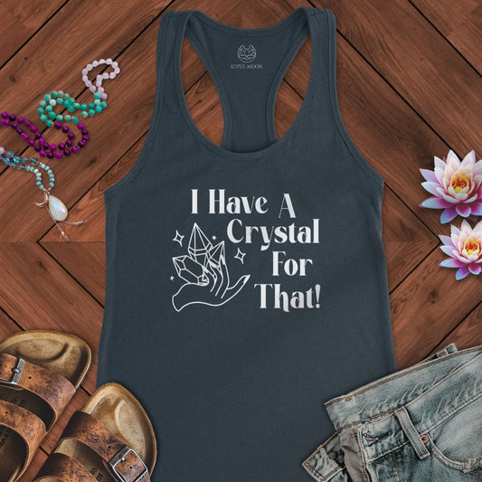 Crystal Therapy Tank Solid Indigo