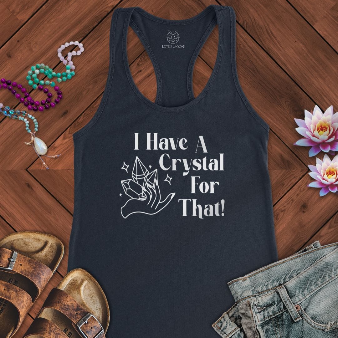 Crystal Therapy Tank Solid Midnight Navy