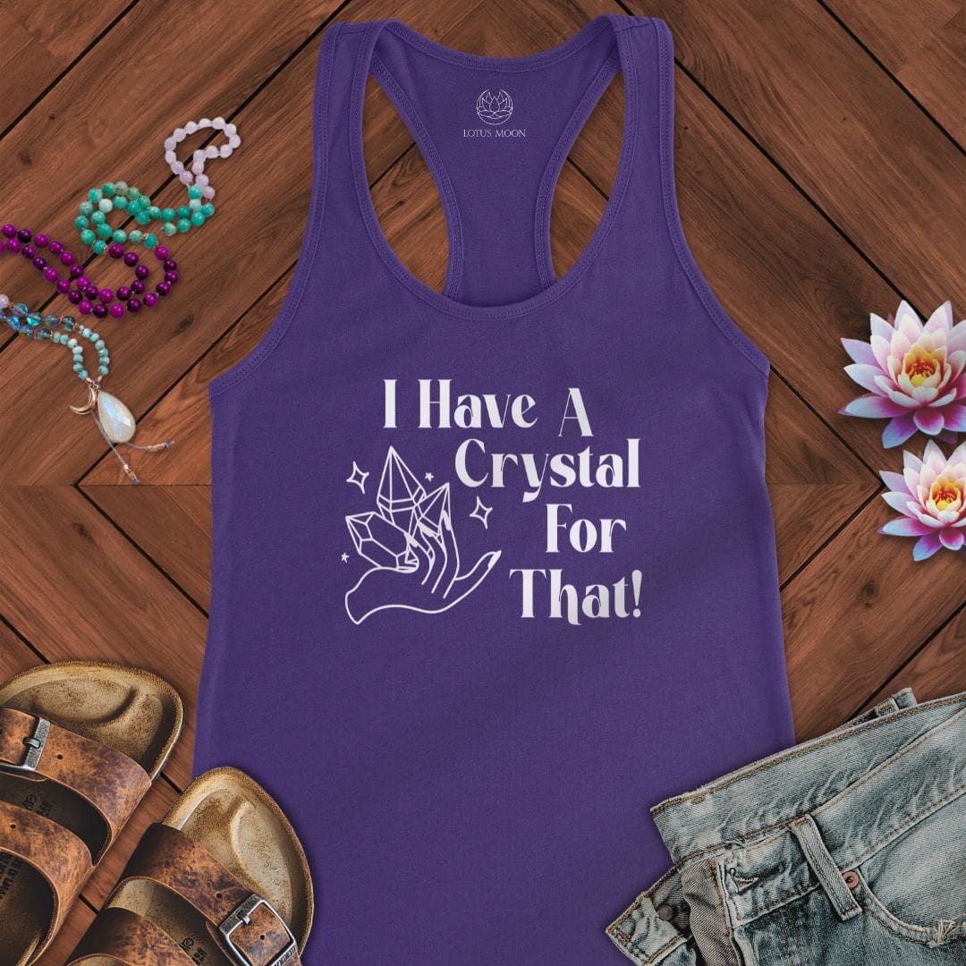 Crystal Therapy Tank Solid Purple Rush